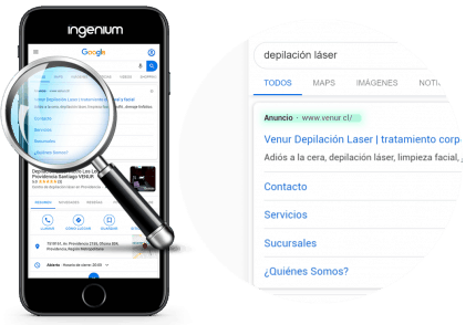 Posicionamiento SEO y SEM 6 Mockup SEO - SEM Ingenium