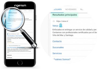 Posicionamiento SEO y SEM 5 Mockup SEO - SEM Ingenium