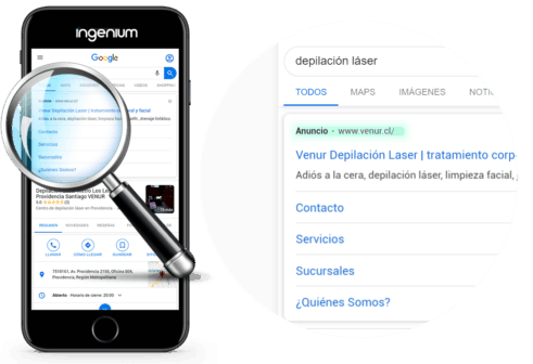 Posicionamiento SEO y SEM 6 Mockup SEO - SEM Ingenium