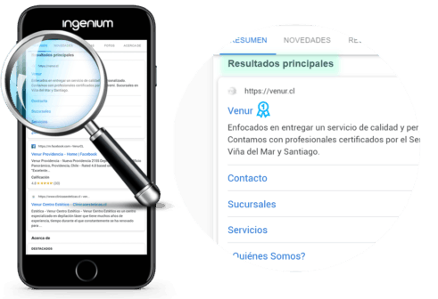 Posicionamiento SEO y SEM 5 Mockup SEO - SEM Ingenium