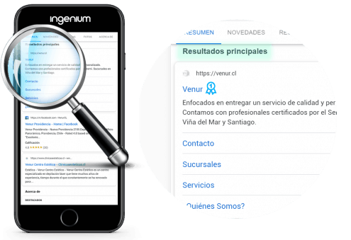 Posicionamiento SEO y SEM 5 Mockup SEO - SEM Ingenium